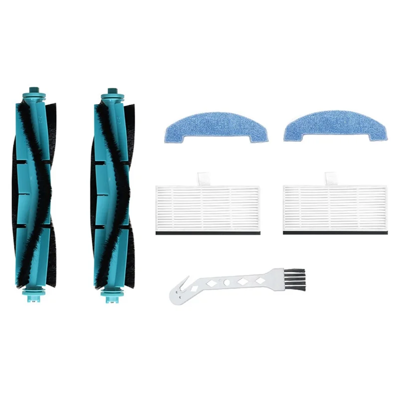 B98A-For Cecotec Conga Robot Vacuum Cleaner 2499 Accessories Main Brush Filter Cleaning Cloth Replacement Parts Brush
