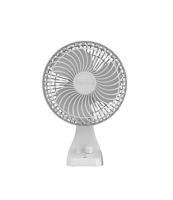 Marine Portable 12V/24V DC Oscillating Fan with Micro Adjusted Speed Control