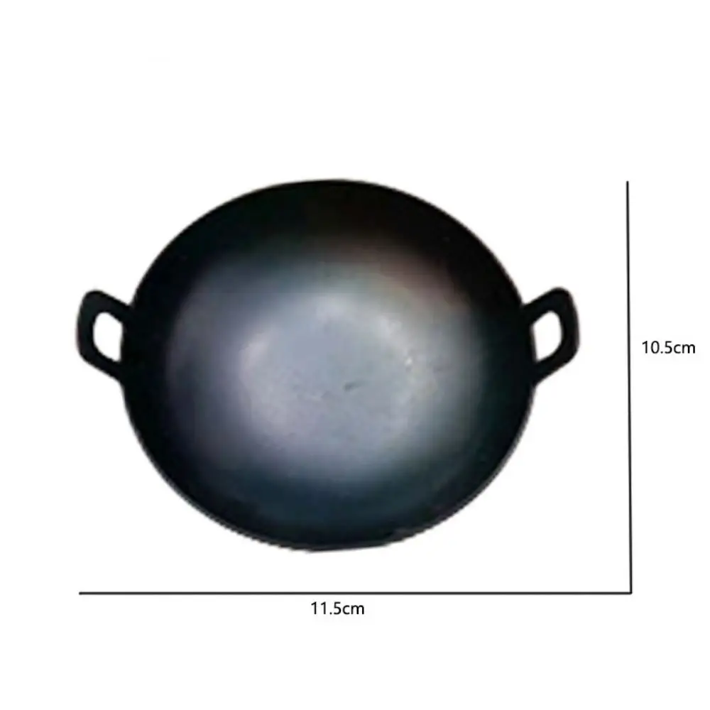 Full Simulation Mini Kitchen Play Set Handle Pan Lid Decorative Accessories Real Cooking Toys Doll House Furniture Cooktop