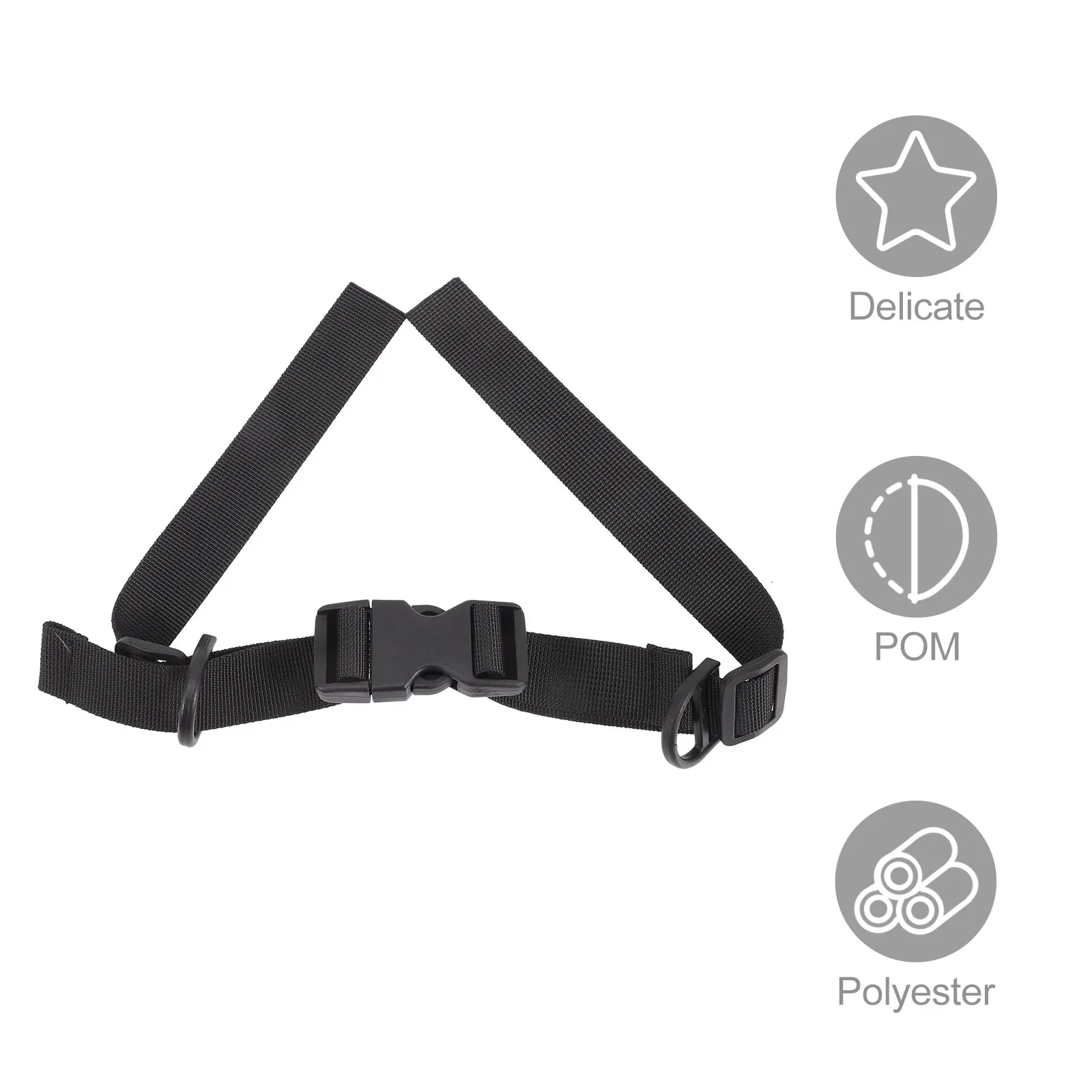 

2Pcs Backpack Chest Strap Adjustable Wide NonSlip Shoulder Belt Heavy Duty Comfortable Universal Bag Carry Outdoor Light