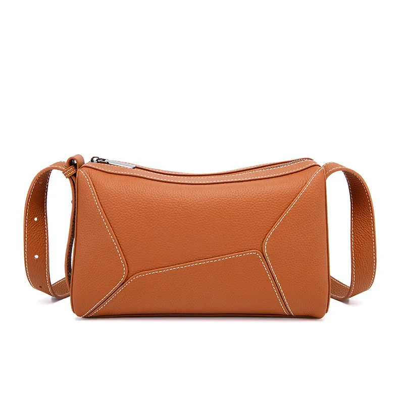 Genuine leather woman bag cowhide Shoulder bag Soft Leather minimalist luxury bags womens high quality 2024 ladies bags handbag