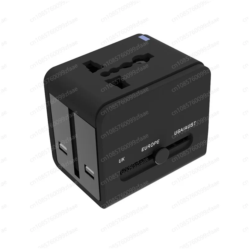 YY   Portable Foldable Travel Adapter Universal International Multi Plug Converter With Storage Cover For Overseas Trip