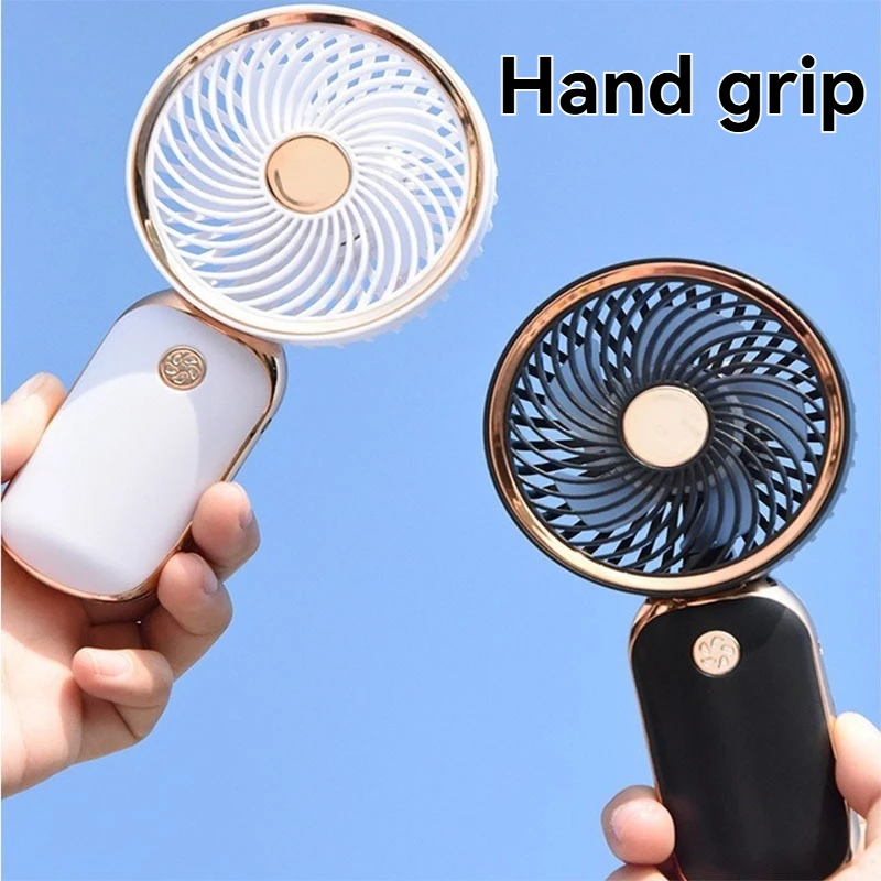 New Version cooling Small fan unique Portable compact USB charging gift student Office home Travel Desktop to store Handheld fan