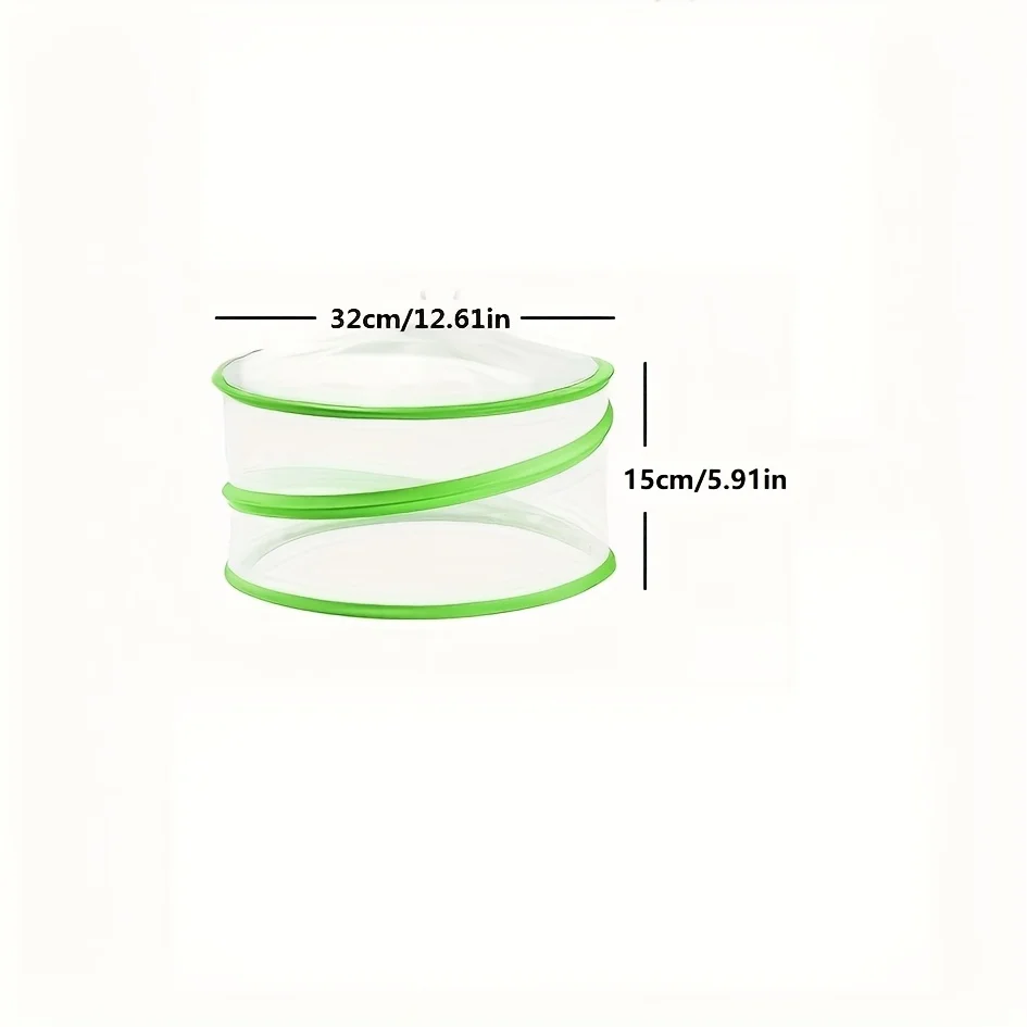1 Mosquito and Fly Proof Mesh Food Cover, Cake Cover, Foldable and Reusable Food Cover, Indoor and Outdoor Insect Proof Cover