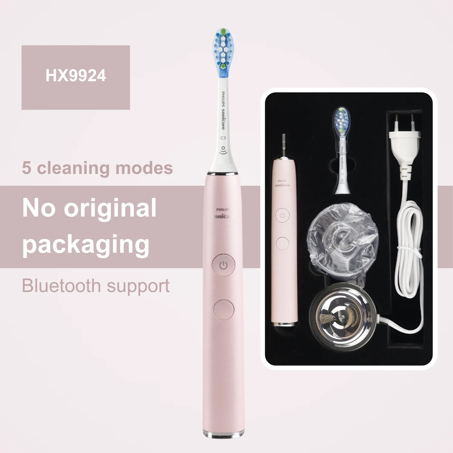 Philips  Electric toothbrush Sonicare DiamondClean Smart HX9924, No Original Box