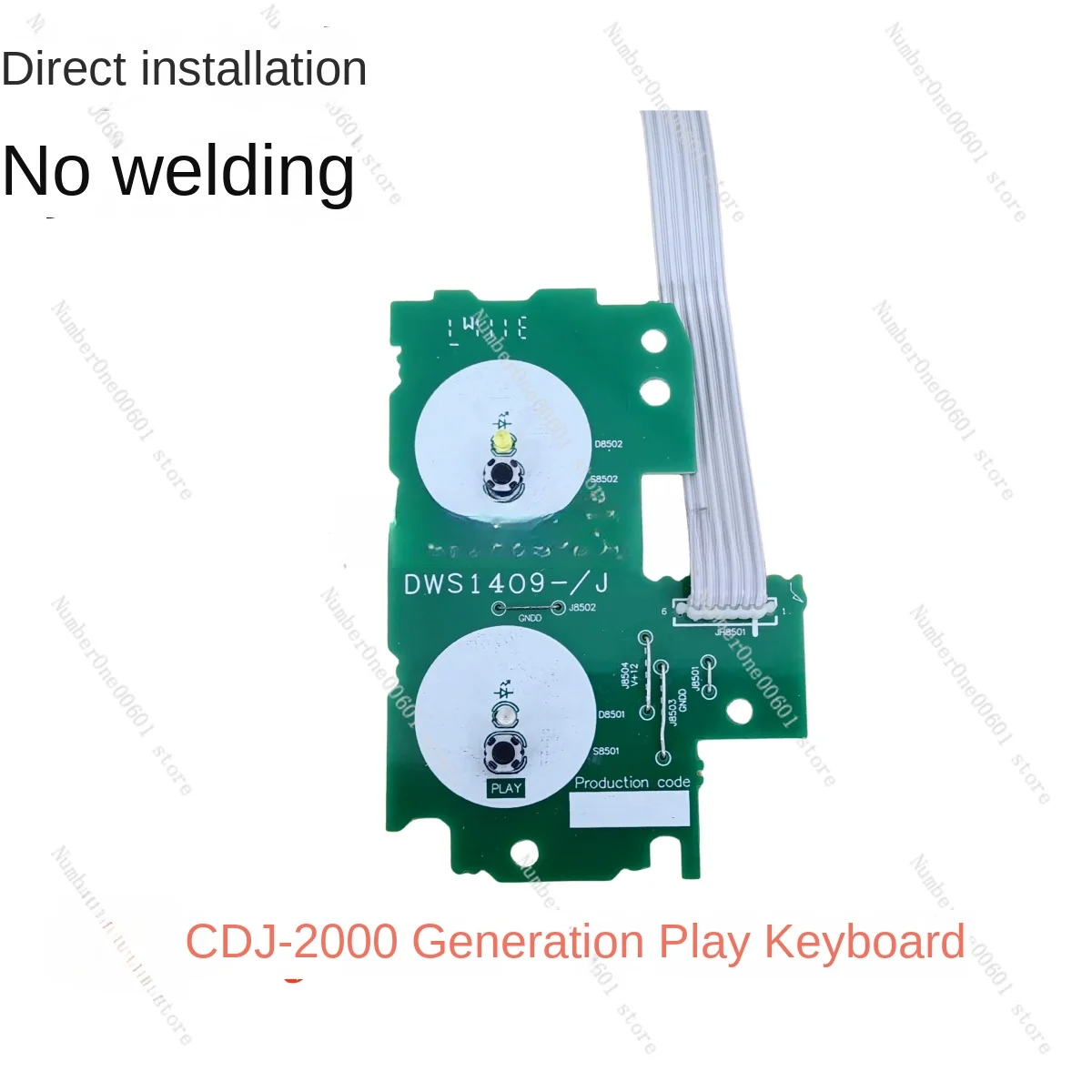 For CDJ2000 generation disc internal playback pause button board touchpoint circuit board DWS1409