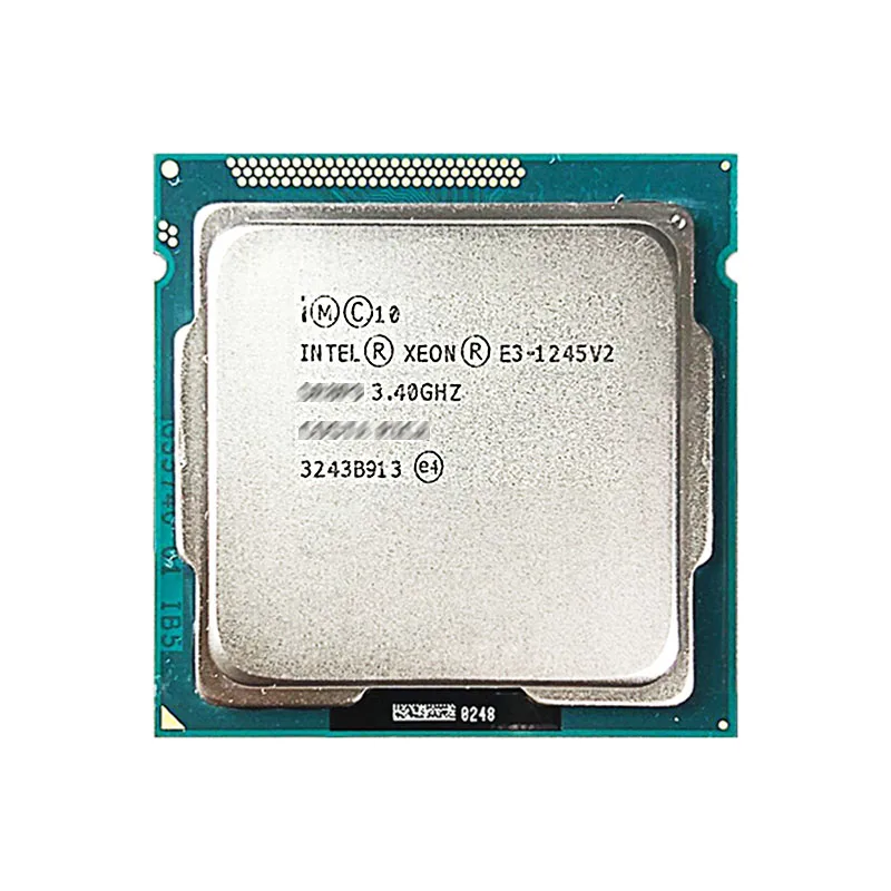 معالج Intel Xeon E3-1245V2 مستعمل E3 1245 V2 3.4 جيجا هرتز وحدة المعالجة المركزية 8 متر 77 واط LGA 1155