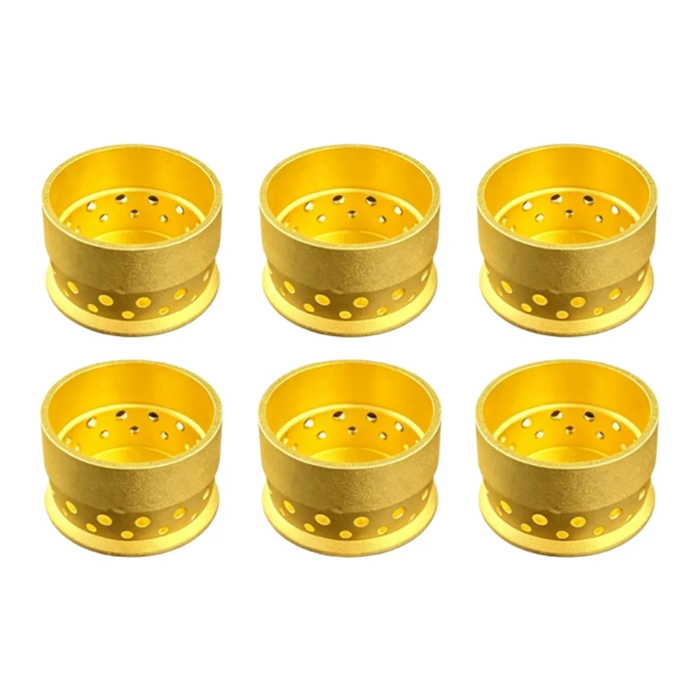 Gas Stove Small Burner Cap in Solid Brass with Optimized Gas Flow Path for Stable Small Flame and Simmering Tasks