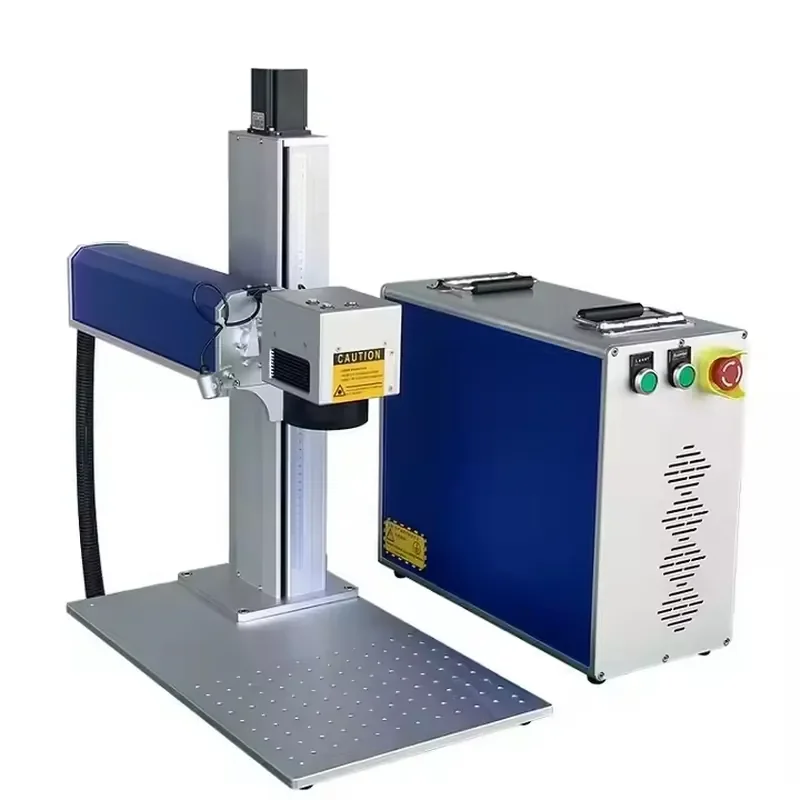 Bluetimes 20W/30W Autofocus Electric Pillar JPT Split Fiber Marking Machine