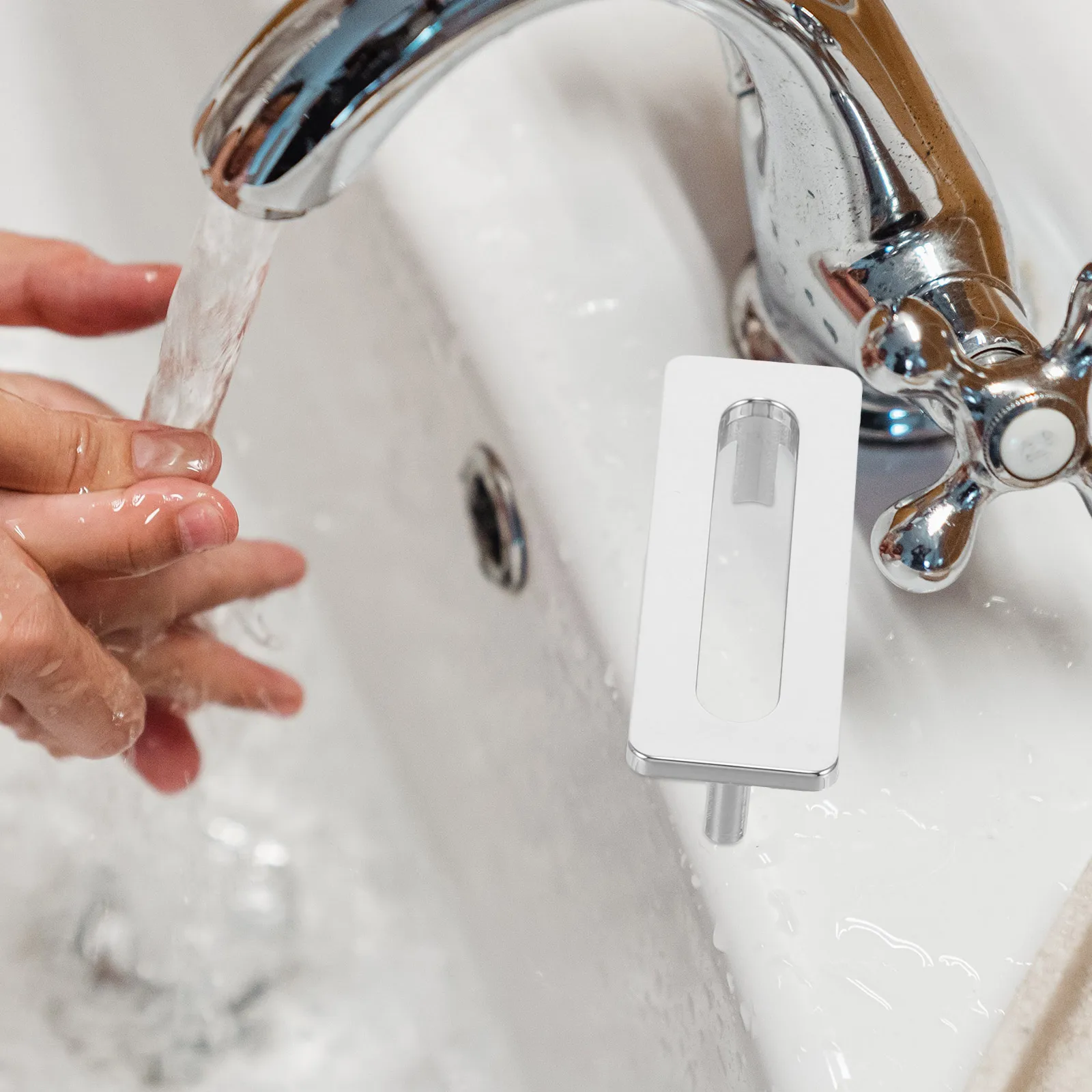 

5pcs Sink Overflow Covers Basin Hole Cover Ceramic Sink Drain Plug Bath Tub Plastic Cap Bathroom Accessories Kitchen Facilities