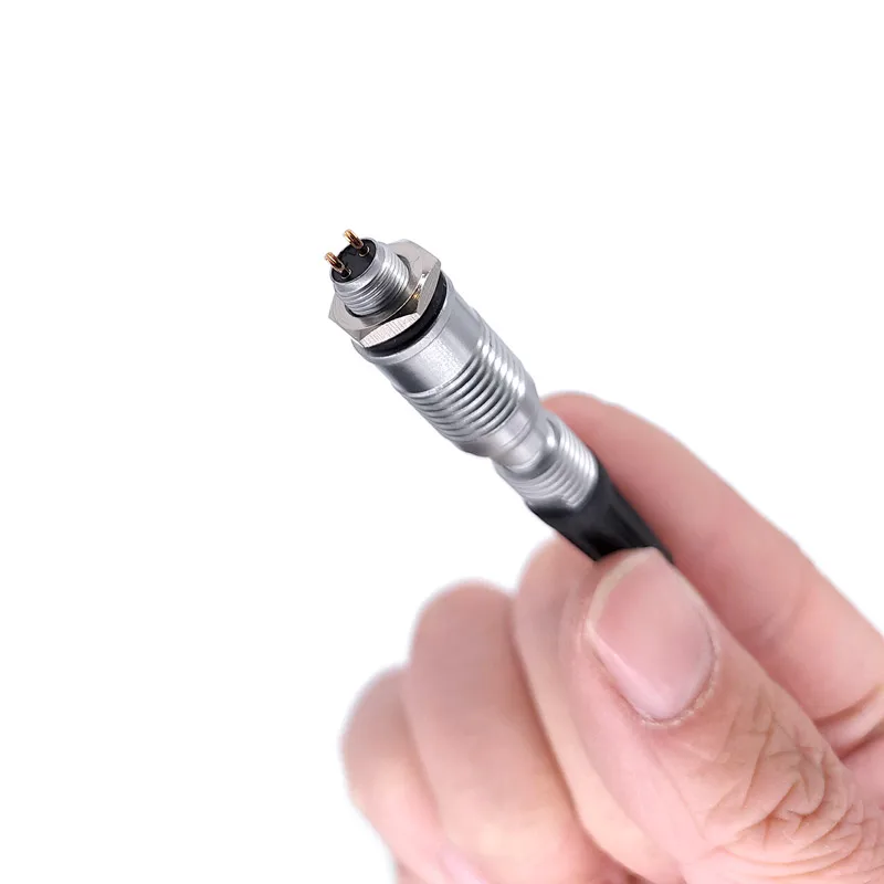 YC6-Aviation conector com sensor push pull, IP65 mini conectores circulares, 3Pin, 6mm, 2P, 3P, 4P, 5P, 2pcs