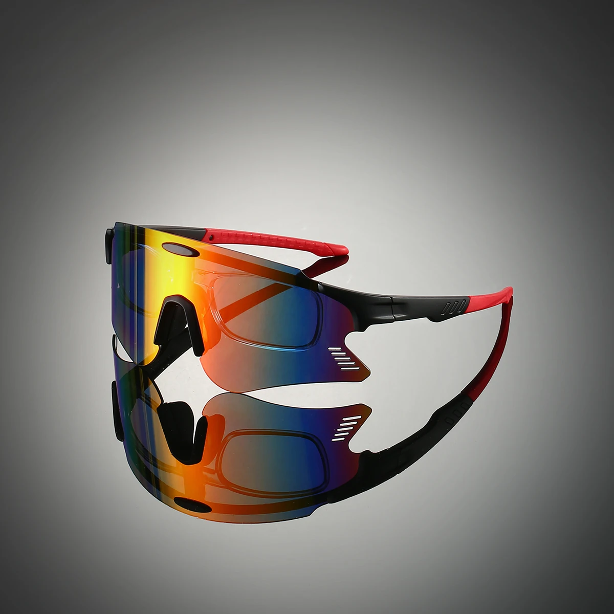 KAMMPT المتضخم الرياضة حملق الرجال 2025 مرآة جديدة في الهواء الطلق المضادة للأشعة فوق البنفسجية الدراجات النظارات الشمسية النساء العصرية يندبروف ظلال واقية