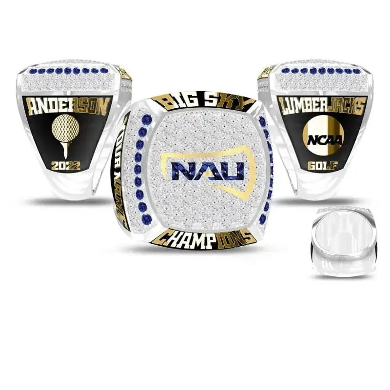 يمكن تخصيص حلقات البطولة الرياضية للشباب بتصميم شخصي، بما في ذلك الأسماء وأرقام اللاعبين، والرجبي، والبيسبول، #4