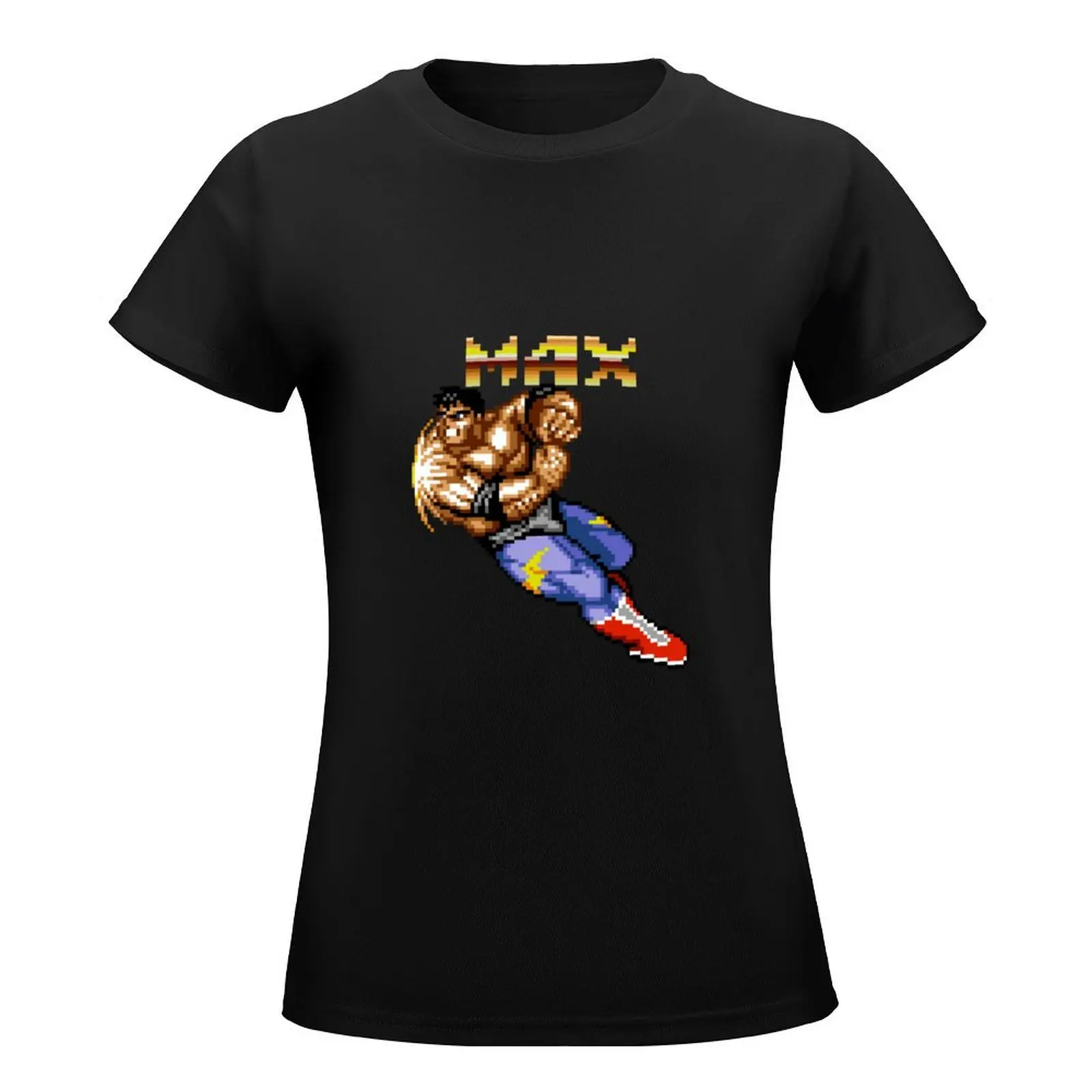 Max Thunder from Streets of Rage 2 T-Shirt vintage clothes tees female T-shirts for Women