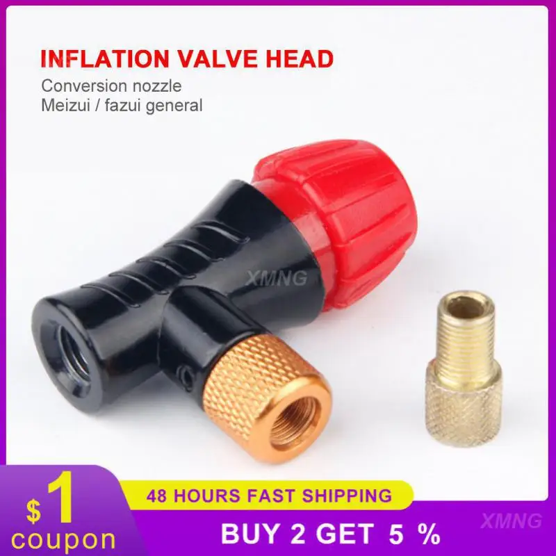 Portable Pump Head Convenient User-friendly Efficient Co2 Gas Bottle Pump Presta Schrader Valve Portable Inflator Innovative