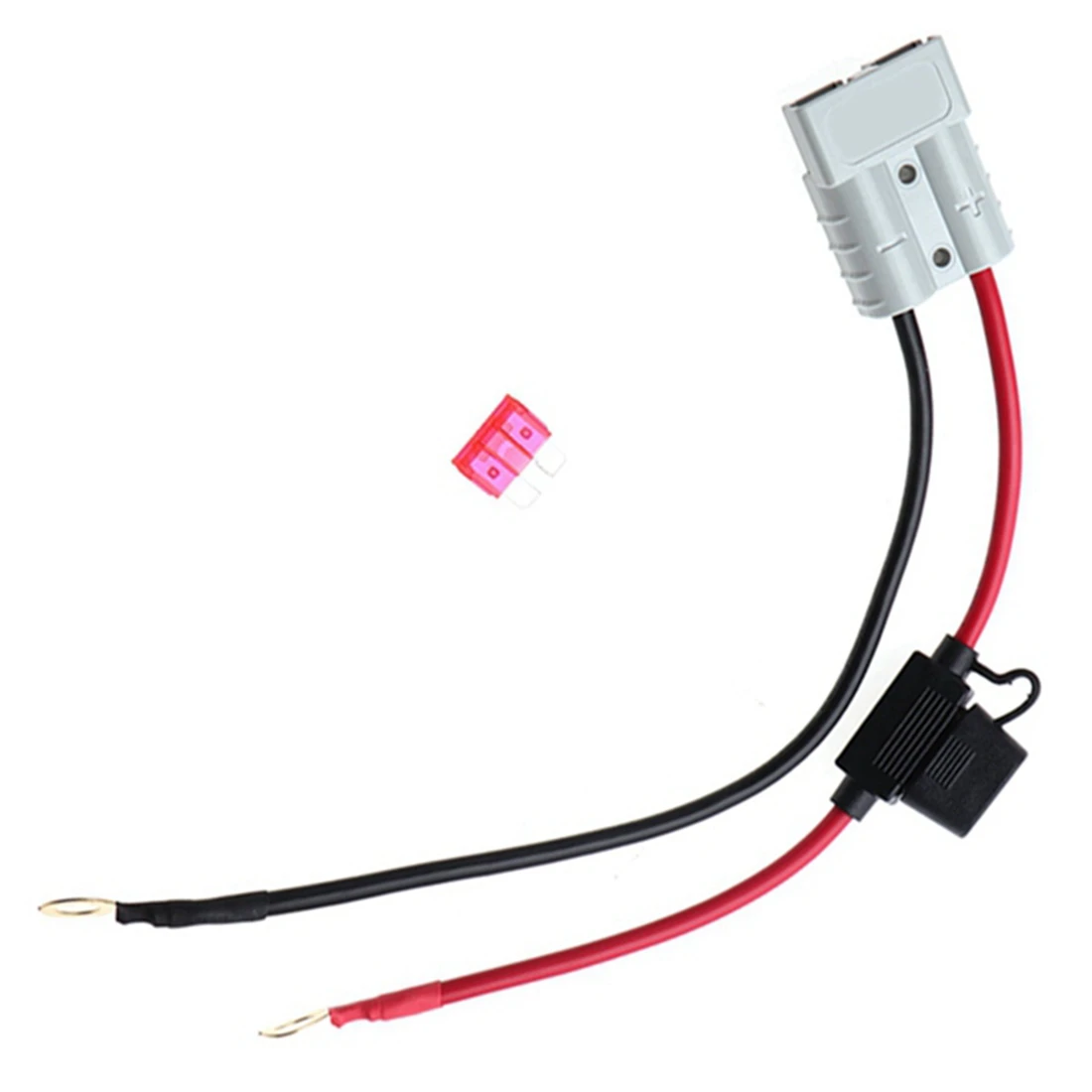 【24H SALE】3PCS Suitable For Anderson Connector Waterproof + Fuse Box With Line 50A Medium Fuse Terminal Block