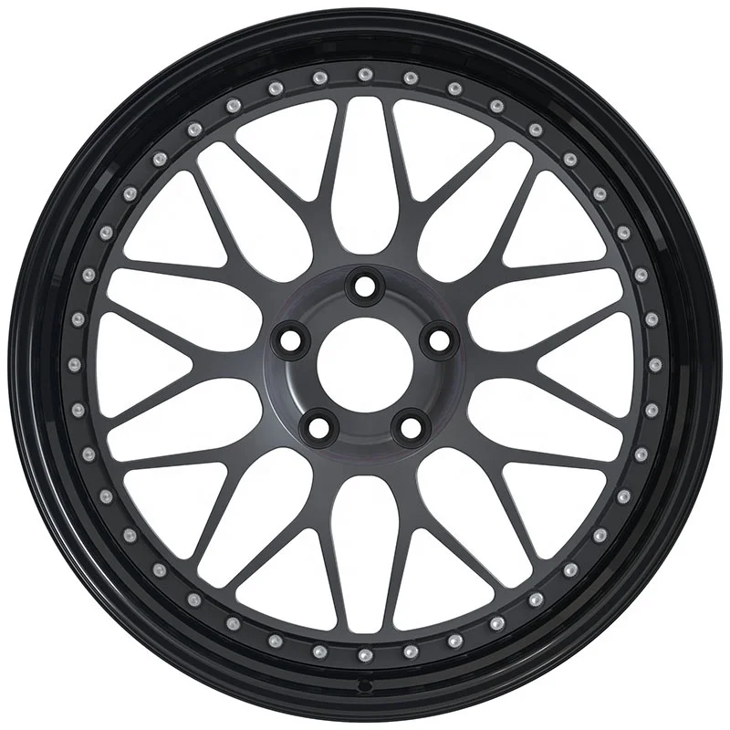 High Quality 6061-T6 Aluminum Alloy Wheel 2 Piece Forged Car Wheel Custom 22 Inch