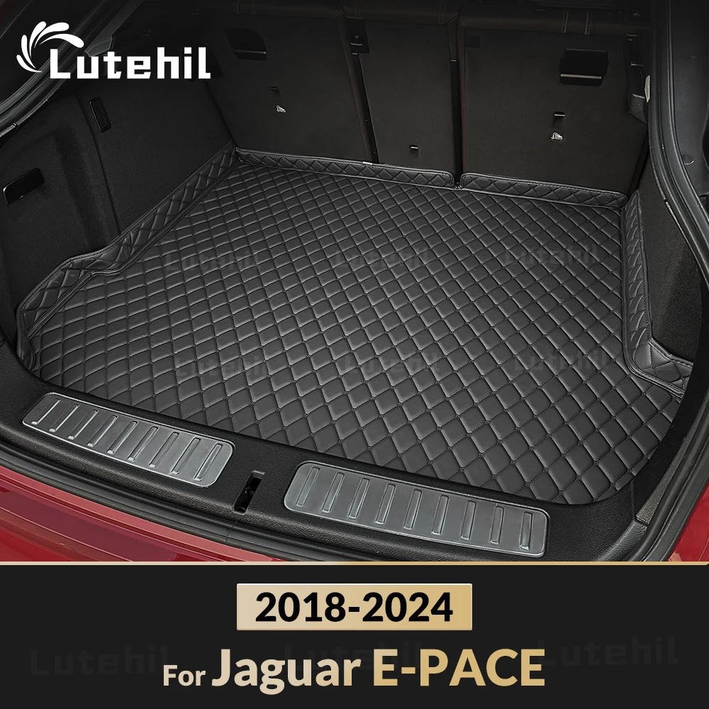 Lutehil-alfombrilla para maletero de coche, accesorios para Jaguar E-PACE 2018 2019 2020 2021 2022 2023 2024, decoración Interior de coche