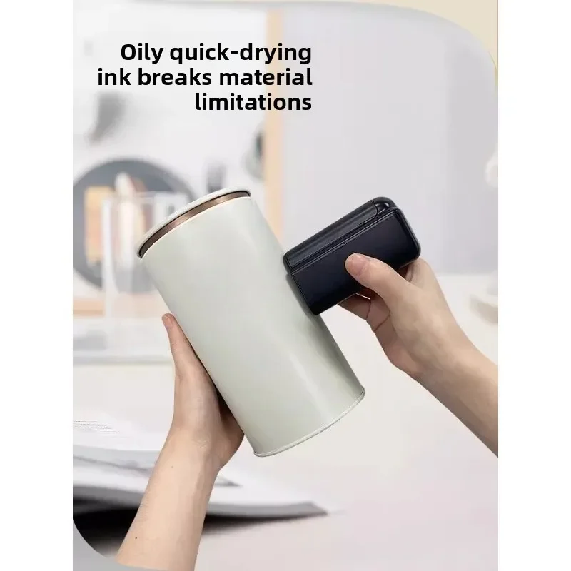 Small handheld printer logo printing machine, quick-drying metal marking machine