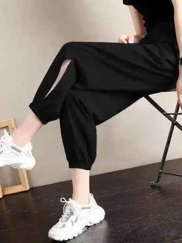 

Slimming Harlan Pants Loose Fit Lantern Style Color Versatile Summer Fashion plus Size Women's Comfortable Breathable
