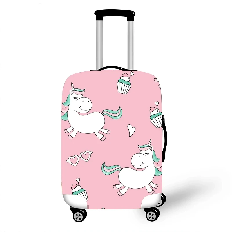 Elástico Caso Capa Protetora para Bagagem, Mala Unicórnio, Trolley Case, Acessórios de Viagem, 18 "a 32"