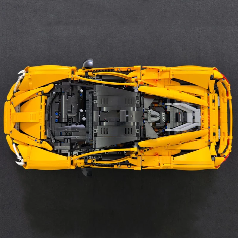 3893 pièces P1 technique Super blocs de construction de voiture-MOC 1:8 échelle modèle voitures de sport briques pour adultes, jouets et cadeaux pour garçons