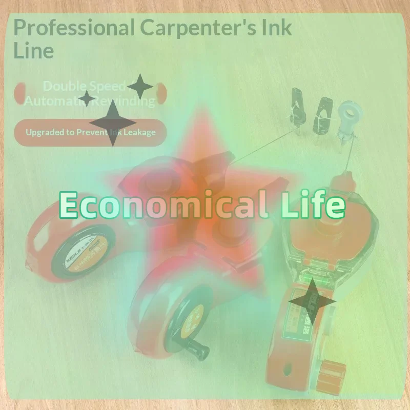 [MOA]Manual/Automatic Line Marker For Carpentry Leakproof Inks Sealing Technology Woodworking Scribing Tool[MOA]