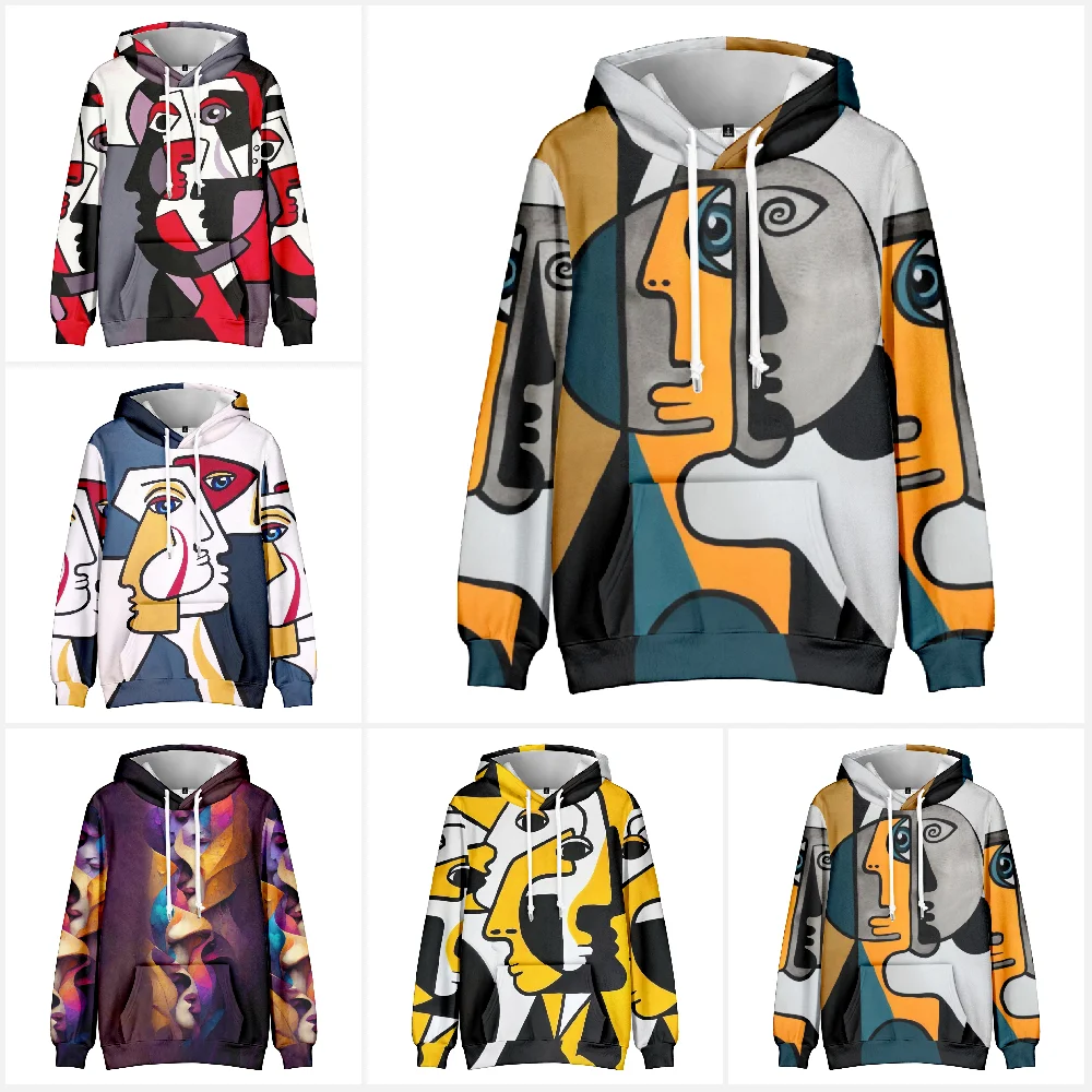 

New Abstract Sweater Hoodie Long Sleeve Kids Men Women Hoodies Mexico Holiday Sweatshirts Unisex Hip Hop Streetwear Jacket