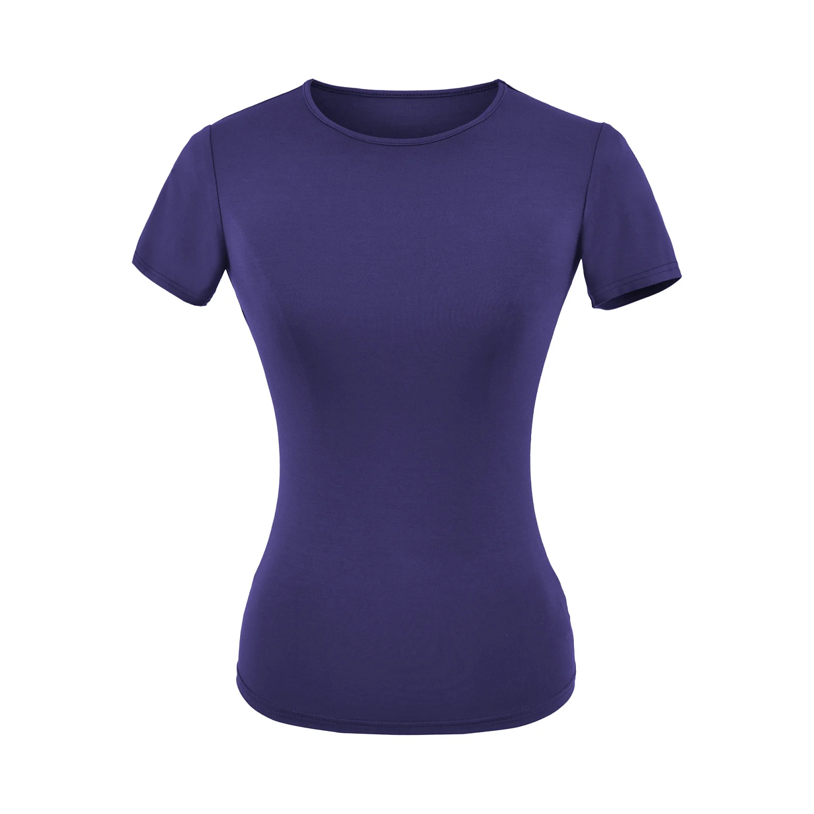 American Style Spicy Girl Basic round Neck Thin Short Sleeve T-Shirt Casual Pure Desire Internet Famous Outerwear Inner Match