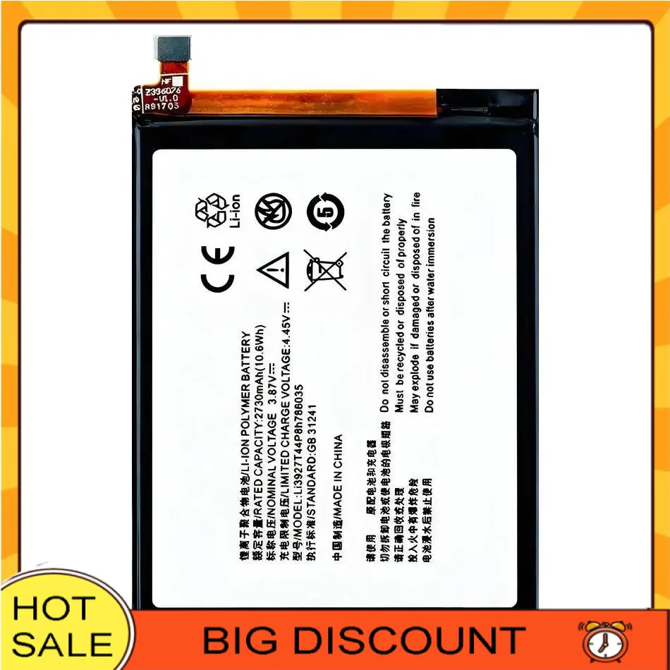 

Mobile Phone Battery Li3925t44p8h786035 2730Mah For Zte Blade V8 V7 BV0800 BV0701 A910 A506 A522 V770 Plus BV0721 Z10
