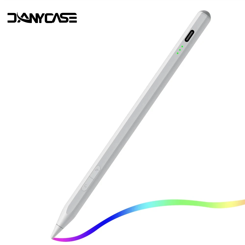 

Для iPad Stylus Pencil 2025 Новый для iPad 11th A16 Pro Air 13 11 M3 M2 M4 12,9 "9 8 7 6 5 4 10 Th Mini 7 6 с функцией Palm Rejection