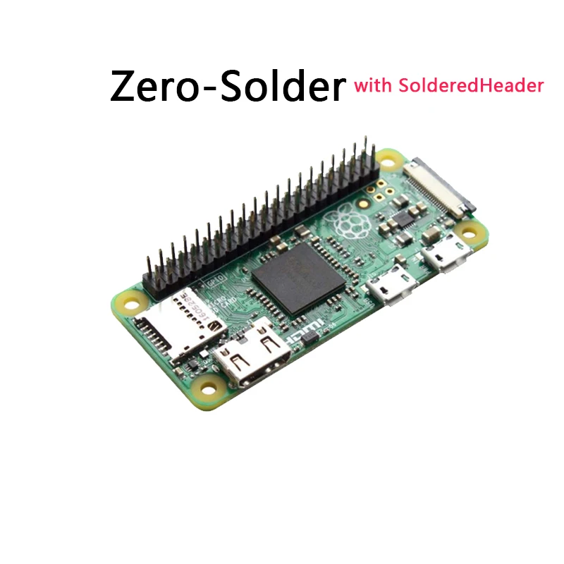 Official Original Raspberry Pi ZERO-Solder with SolderedHeader