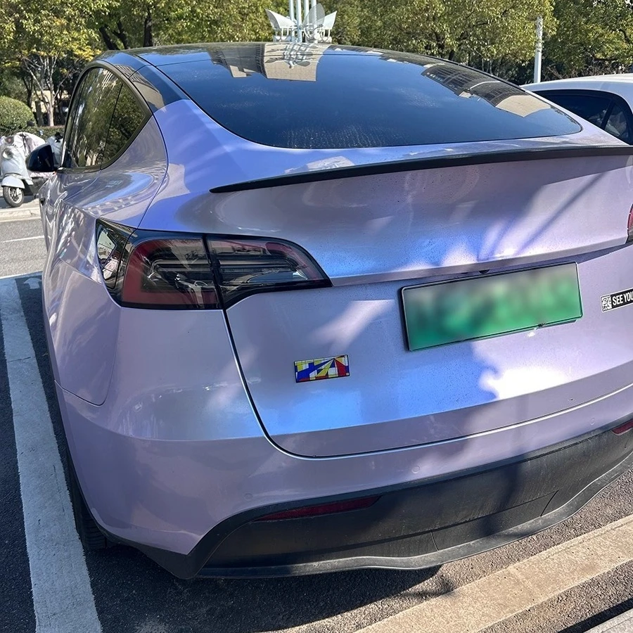 

Suitable for Tesla Model Y/3/X/S car trunk huan 3D three-dimensional plaid car labeling