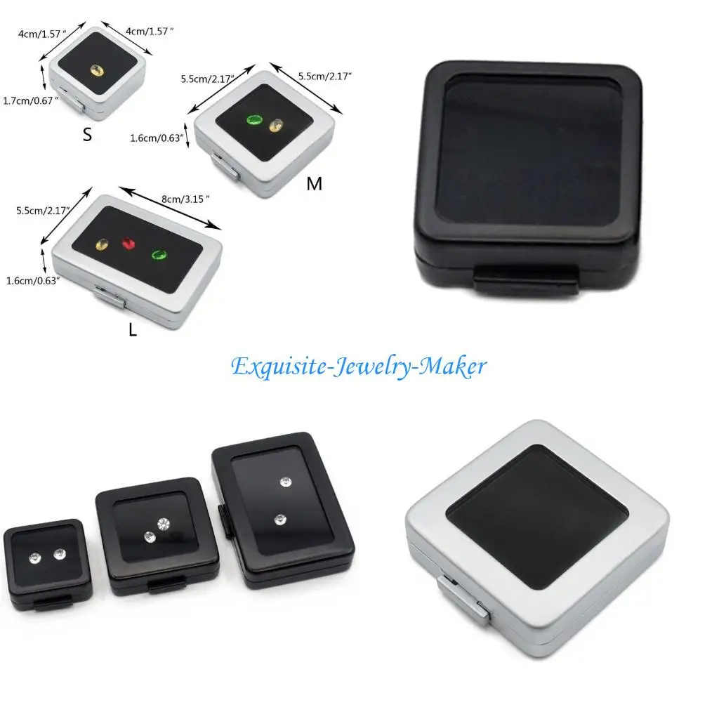 

Организатор для хранения бриллиантов 24TF Clear Box Gemstones упаковочный ящик для подвесной коробки