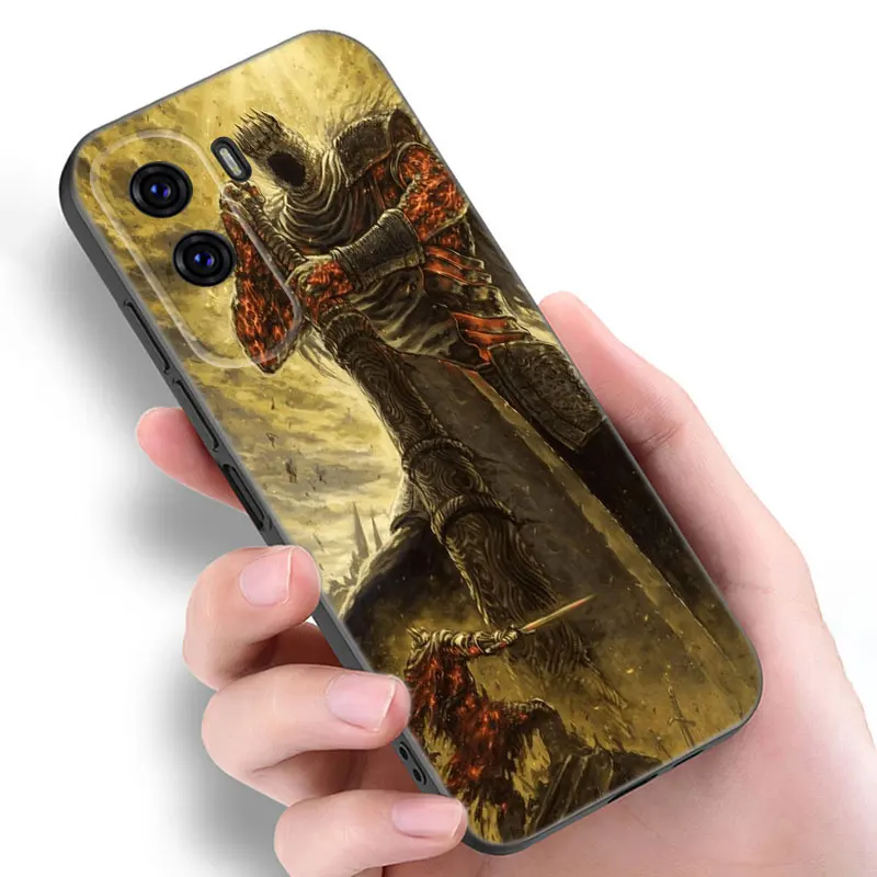 Dark Souls Game Black Phone Case For Honor 70 90 200 Magic 4 5 6 Lite X5 X6A Plus X6S X7A X8A X8B X6 X7 X8 X9 4G X9A X9B 5G