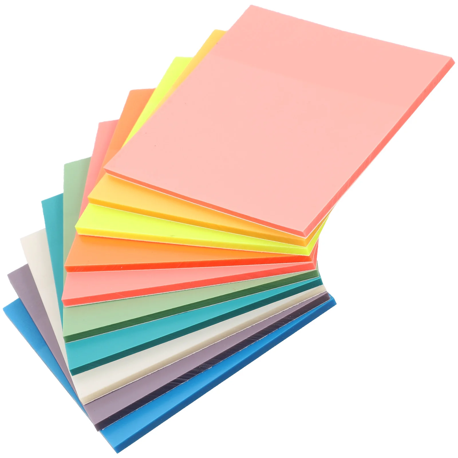 

10 Books Transparent Memo Book Annotation Stickers Household Memo Pads Multi-Function Stickers Compact Note Pads School Supplies