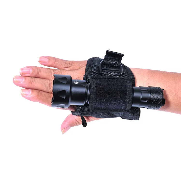 Flashlight Wrist Arm Sleeve Multifunctional Hand Mount Cover Diving Lighting Accessory for Outdoor Activities