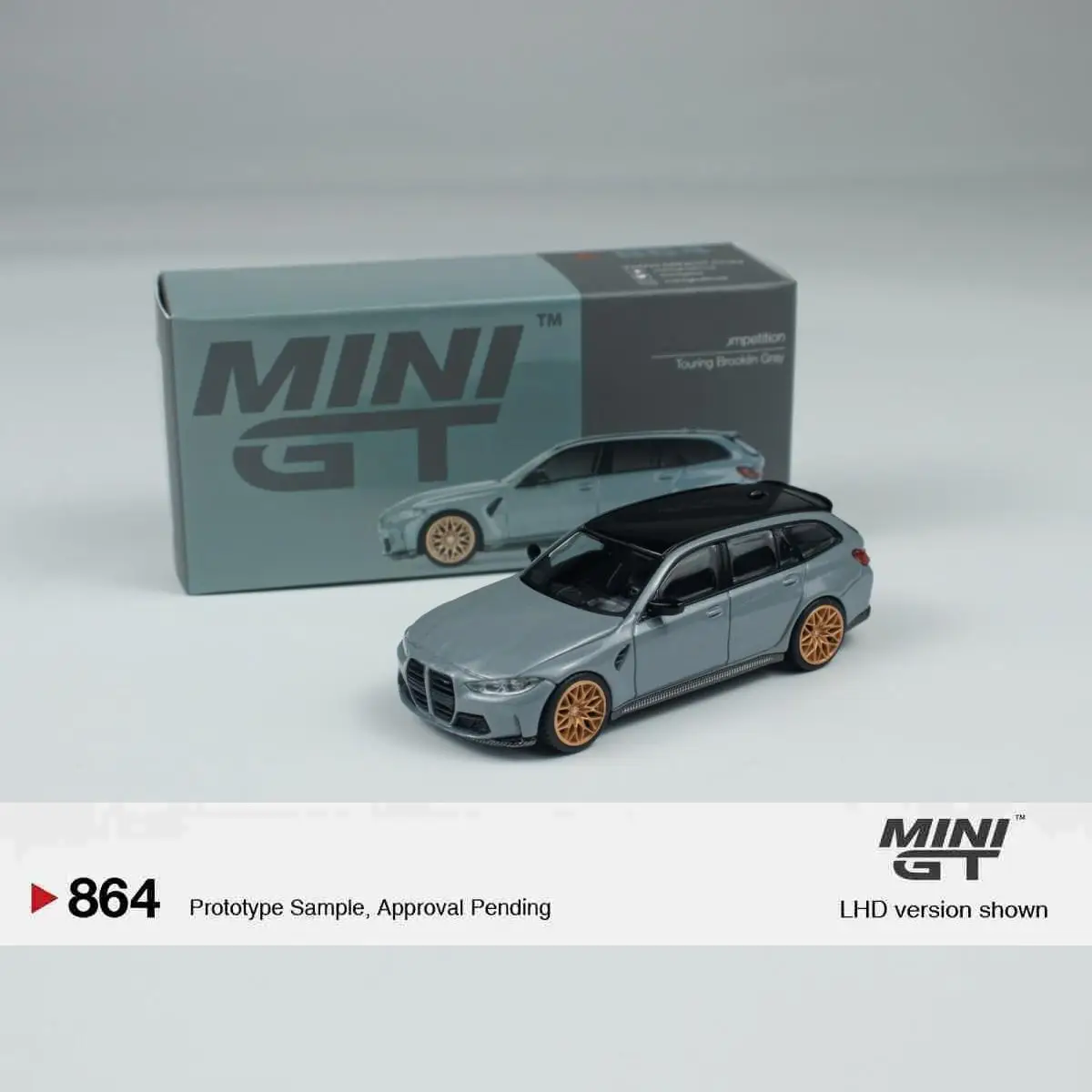 

TSM MINI GT 1:64 Minigt 864 Competition Touring Brooklyn Grey Die-cast Alloy Car Model Collection Gift