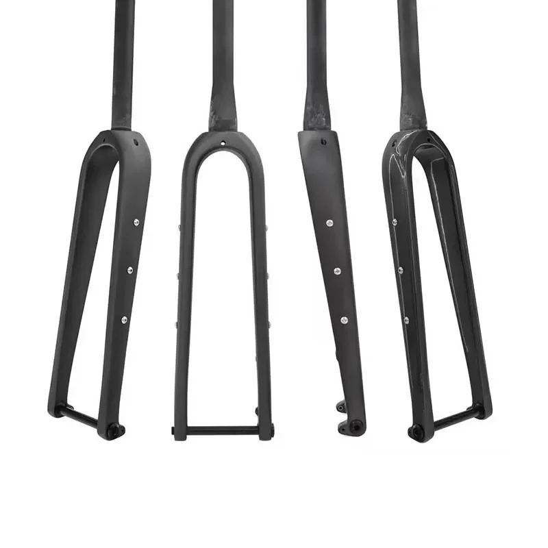 

（Real Stock On Hand） T800 COACHEY Bicycle bike Carbon Disc Gravel Fork 1-1/8 700*45C Thru-Axle Tube Gravel Road Bike Disc Fork