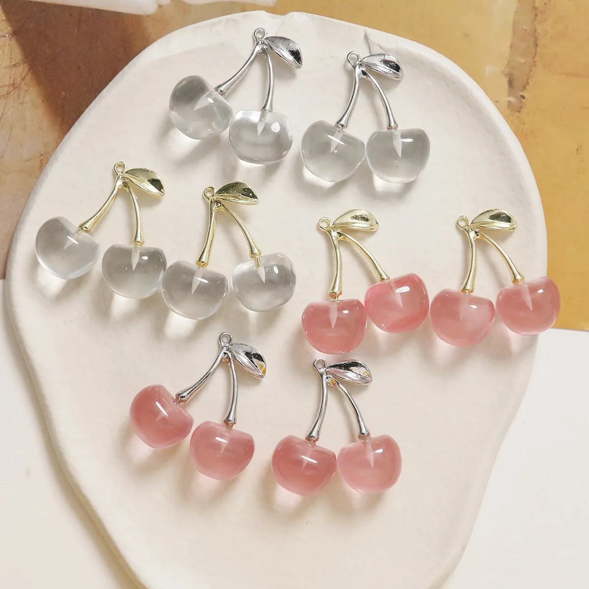 

Summer New Stereo Cherry Earrings Fashion Simple Simulation Fruit Series Ear Drop Jewelry Gifts for Women Girls