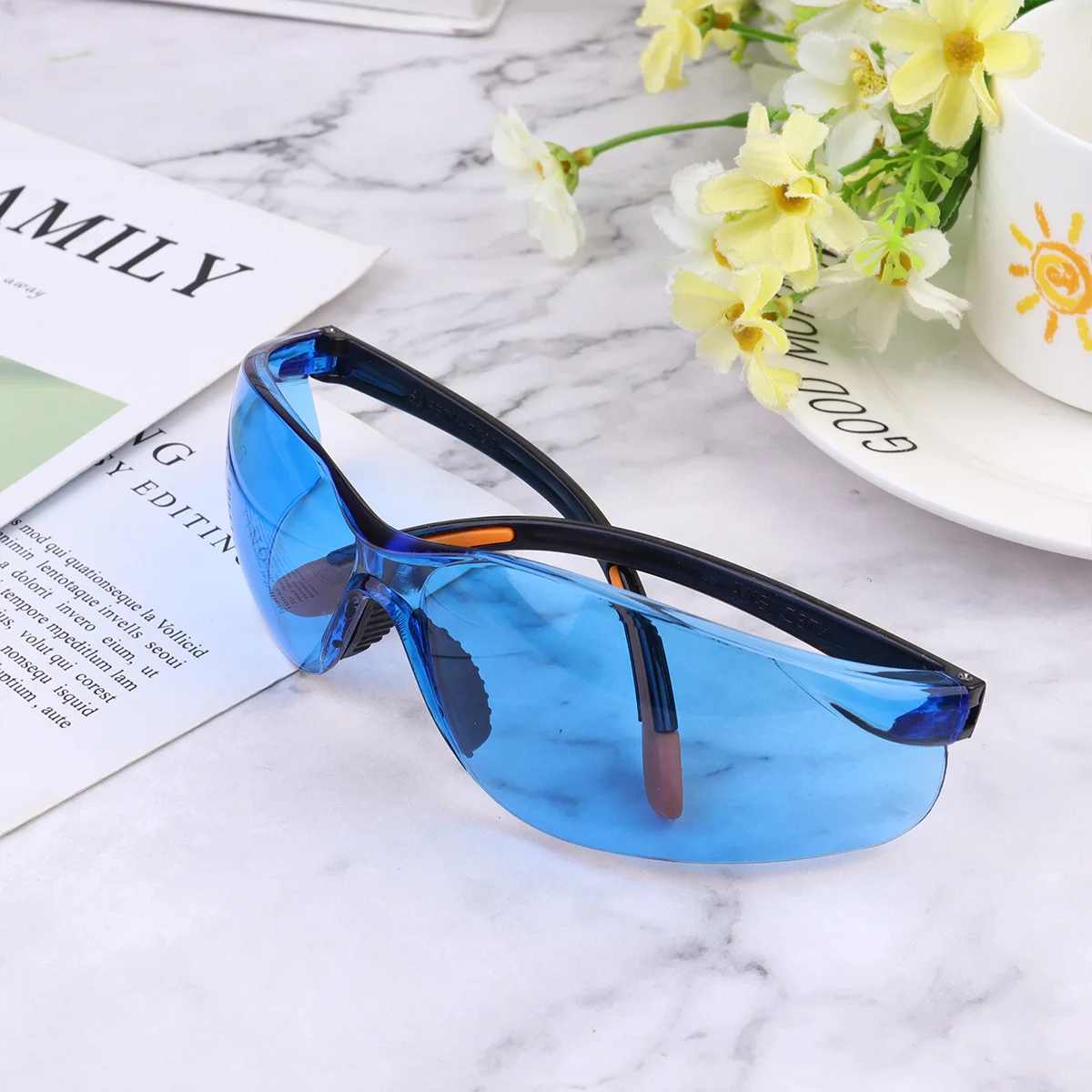 

Anti Fog Goggles Protective Glasses Outdoor Cycling UV Spittle Baffle Lightweight Durable Eye Protection Wind Dust Spray Shield