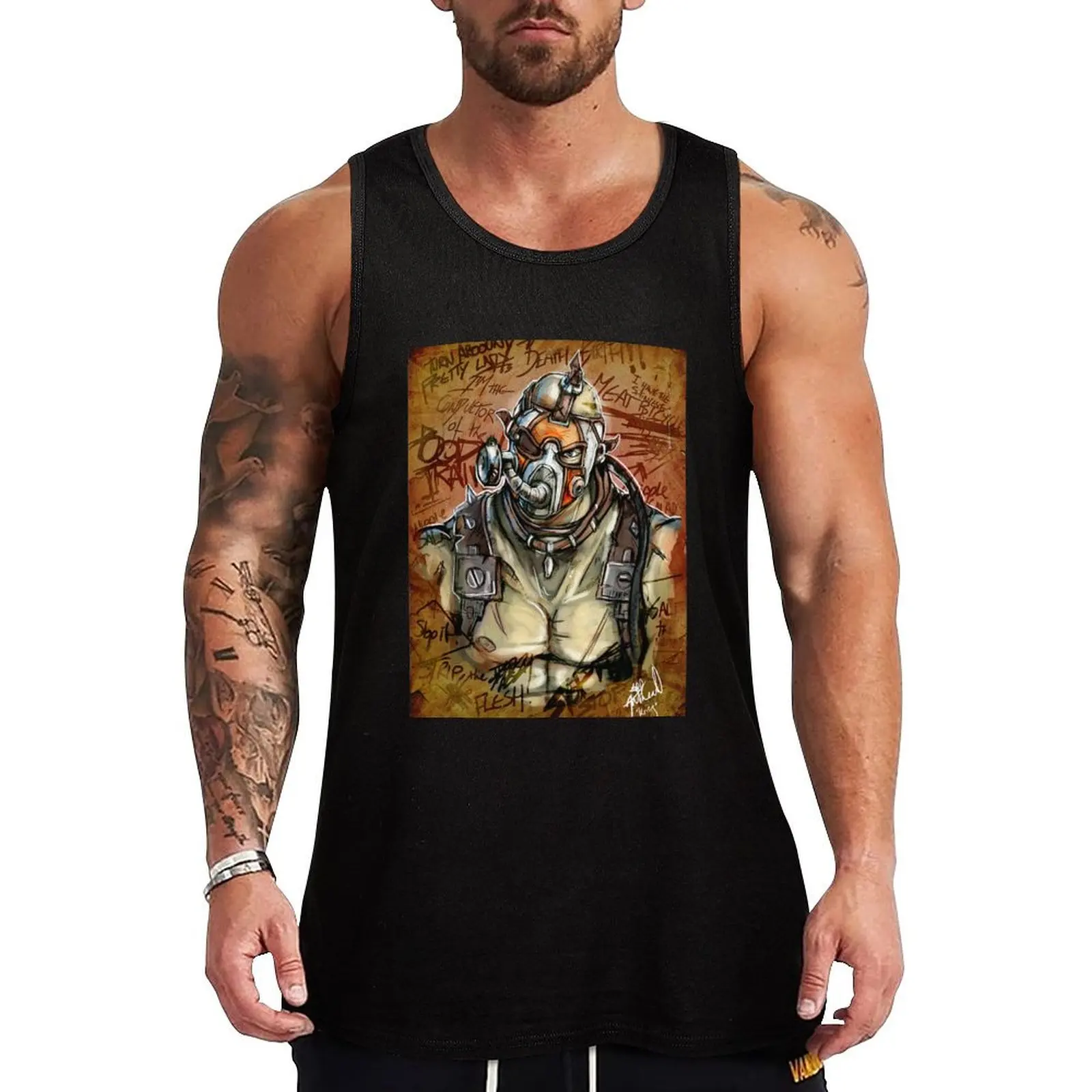 Psycho Tank Top Beach Wear Tank Top Casual Loose Sleeveless Shirt