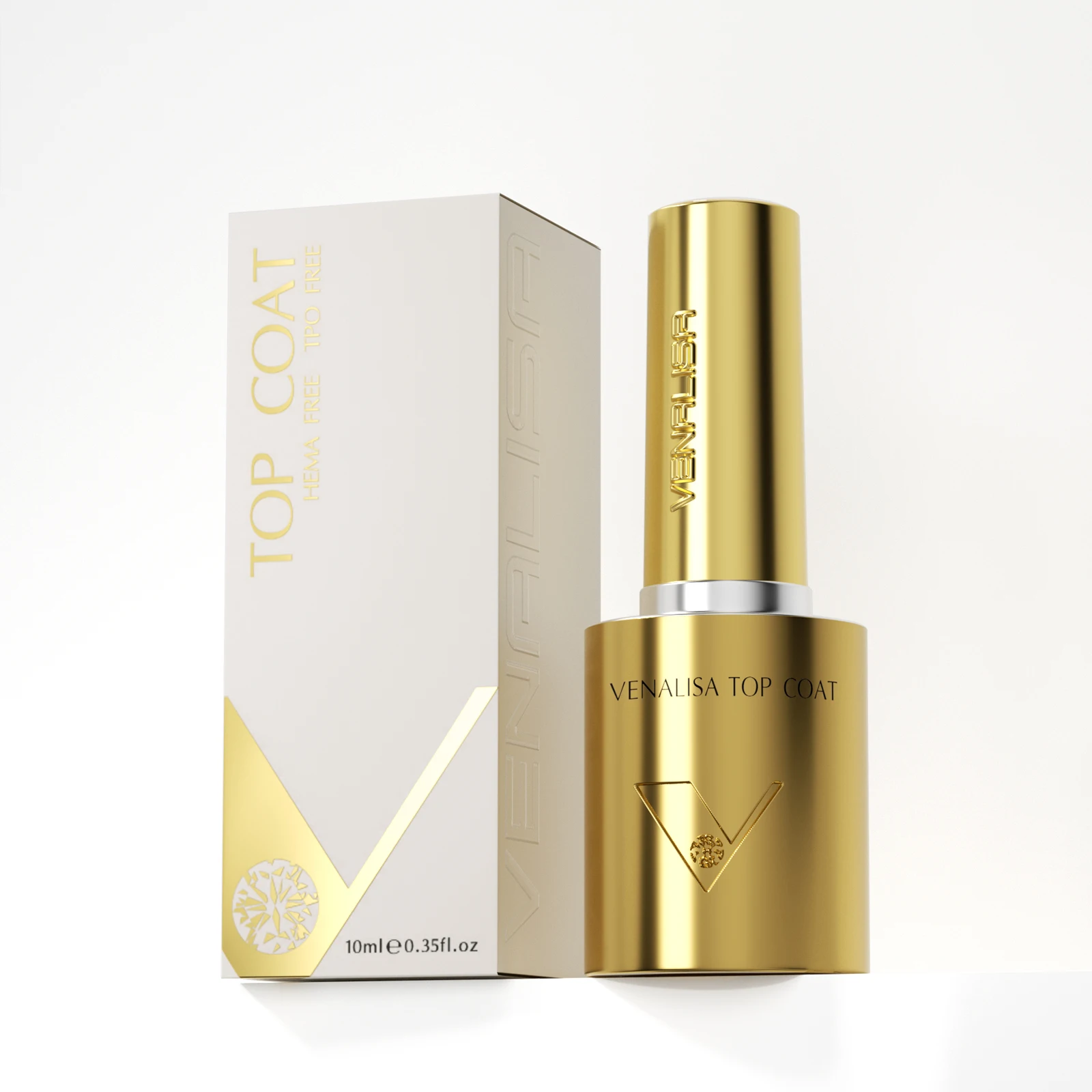 1/2/5 Stück 10 ml VENALISA Nagelgelpoliermittel, hochwertiger Rundpinsel, weiche Konsistenz, selbstnivellierende, wunderschöne Farbkollektion, Lack