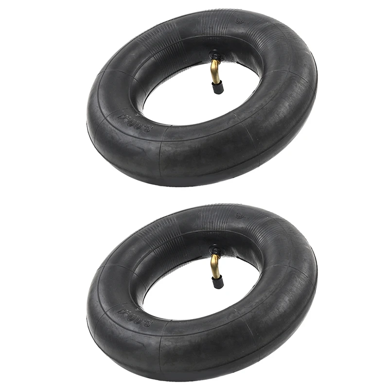 Pack Of 2 Inner Tubes With TR87 Valve For Wheelbarrow, Sack Truck, Handcart 3.00-4, 10X3, 260X85 Black Durable Easy Install