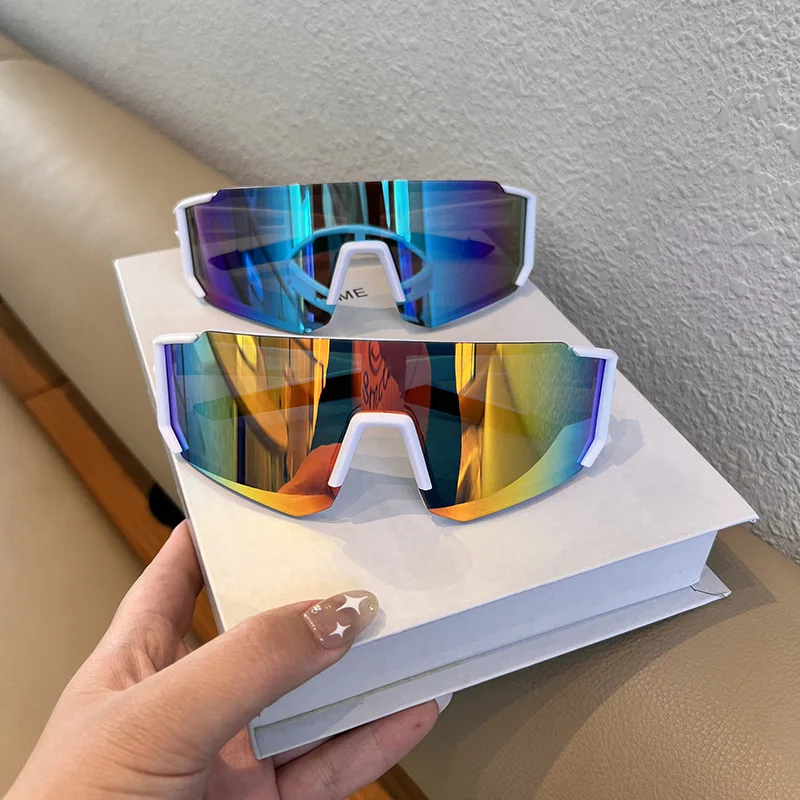 1/2 stks Fietsen Zonnebril Vrouwen UV400 Zanddichte Oogbeschermer Zonnebril Outdoor Sport Goggle Bescherming Anti Straling Lens