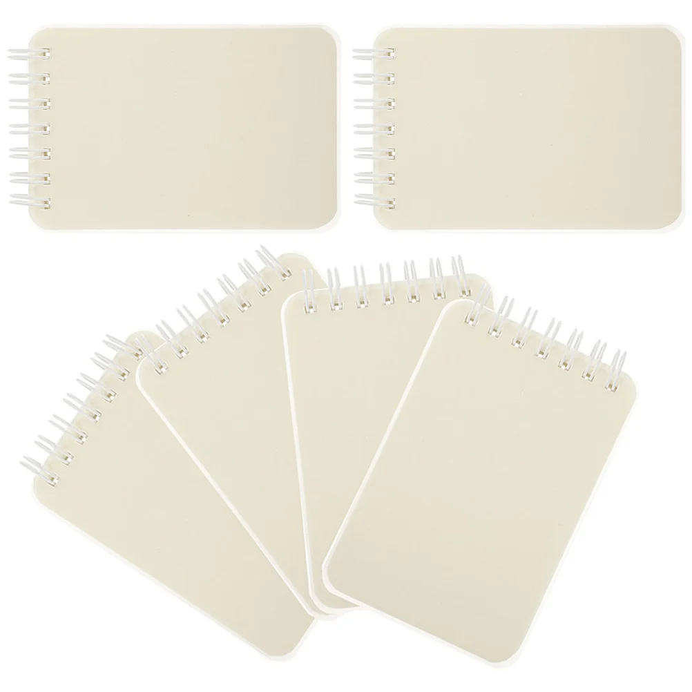 

6 Pcs Coil Book Spiral Notebook Sketchbooks Notepad Notebooks Small Pocket Mini Paper Size