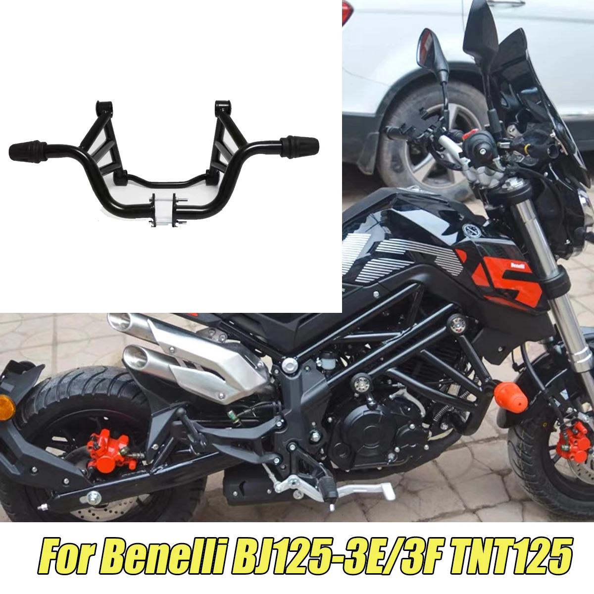 

Motorcycle stunt bumper anti fall bumper engine front bumper modification accessories Fit For Benelli BJ125-3E/3F TNT125