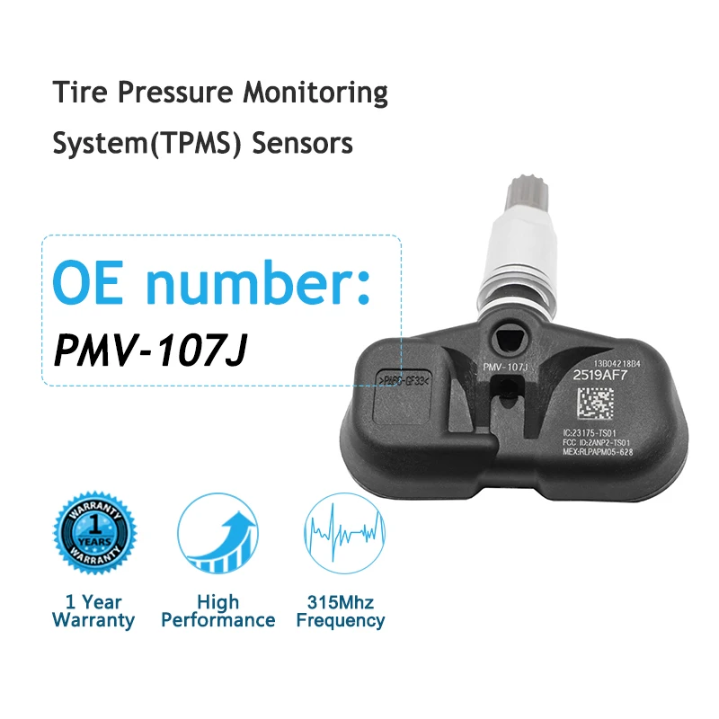

4PCS 315MHz TPMS Sensor Tire Pressure Monitoring System PMV-107J For Toyota 4Runner RAV4 Lexus ES GS GX IS LS LX RX SC LF-A