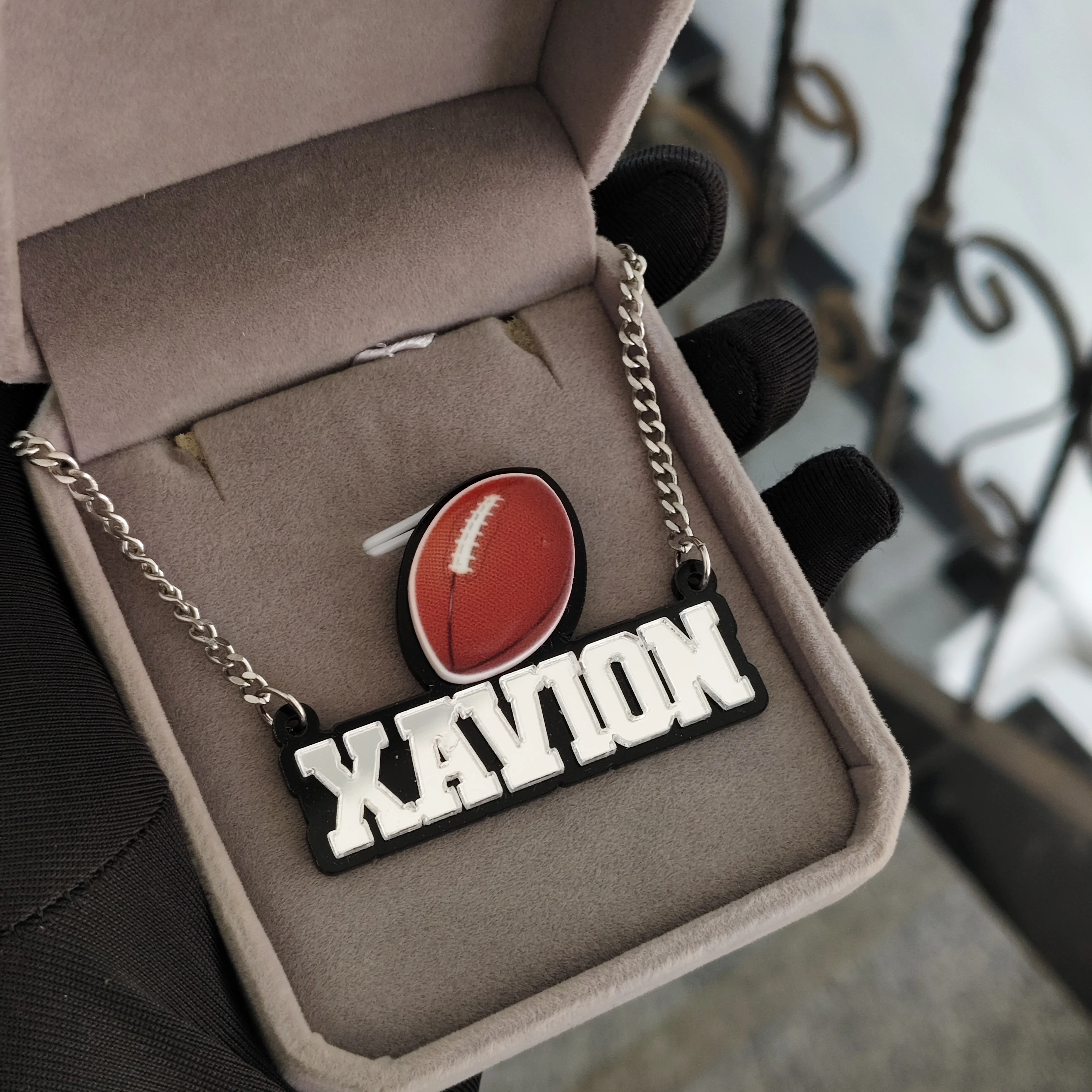 

DHQH 2025 Customized Name Acrylic Necklace Personalized Letter Acrylic Pendant Necklace Birthday Gift Manufacturer Direct Sales