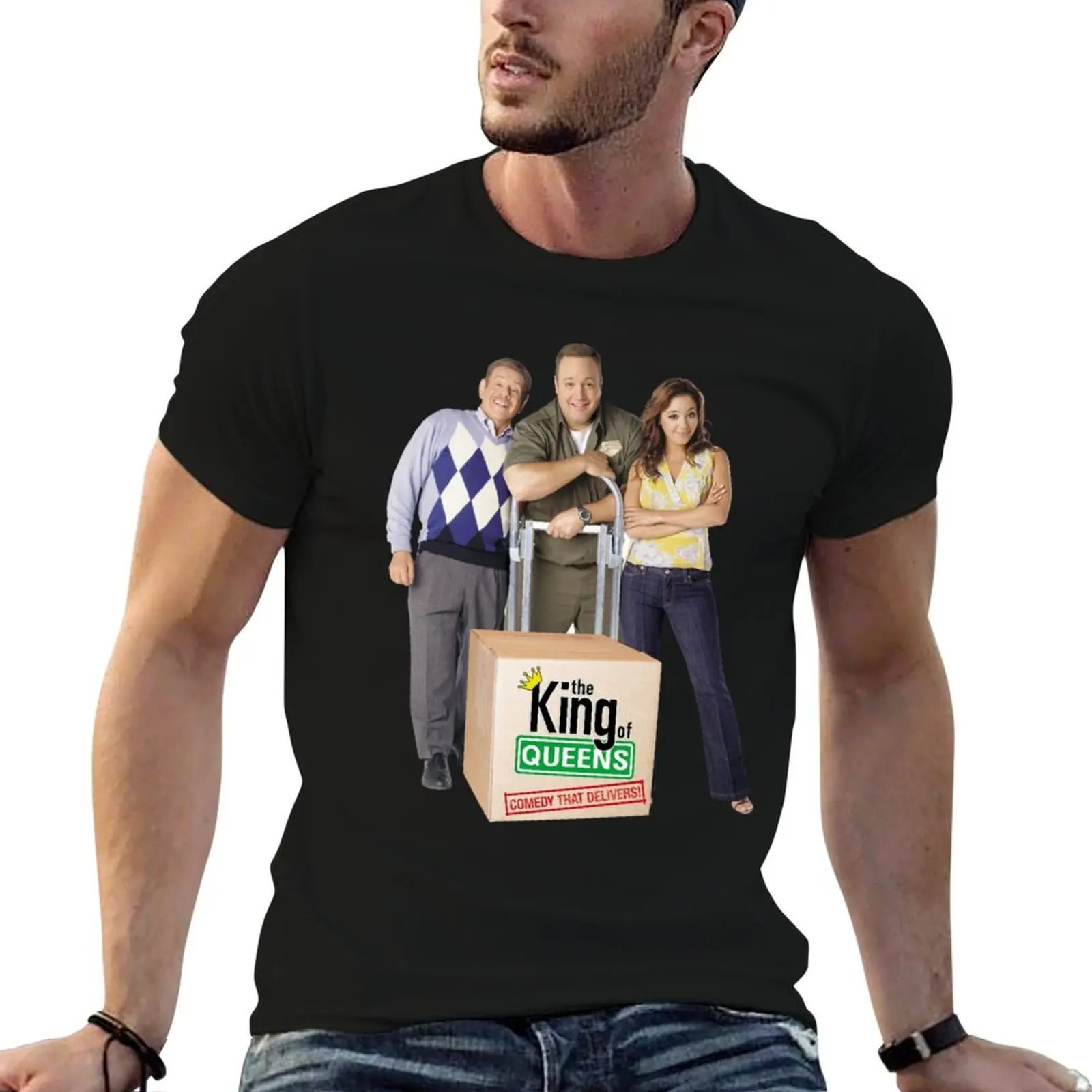 

The King of Queens T-Shirt essential t shirt t shirt for man 100 percent cotton man t shirts for men casual T-shirt